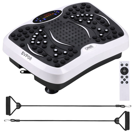 Platformă vibratoare cu benzi de rezistență, Bluetooth, 5 programe