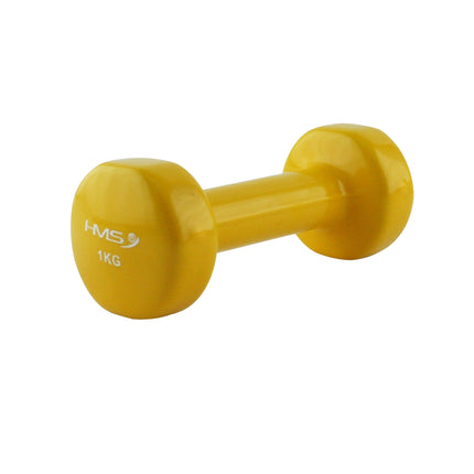 Gantera pentru scufundare din vinil 1 kg - Mâner anti-alunecare