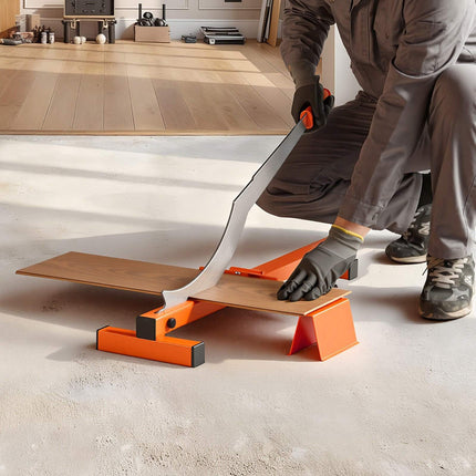 Vinyl Floor Cutter, 12 In Cut, 10 mm Thick, Angle Guide