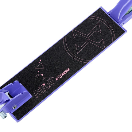 Trotineta violet, roți de 120 mm, înălțime reglabilă