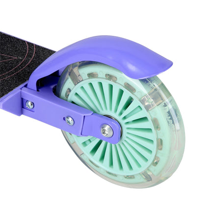 Trotineta violet, roți de 120 mm, înălțime reglabilă