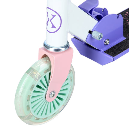 Trotineta violet, roți de 120 mm, înălțime reglabilă