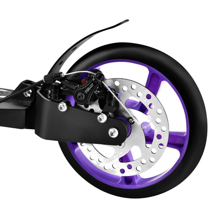 Trotineta violet, înălțime reglabilă, design pliabil