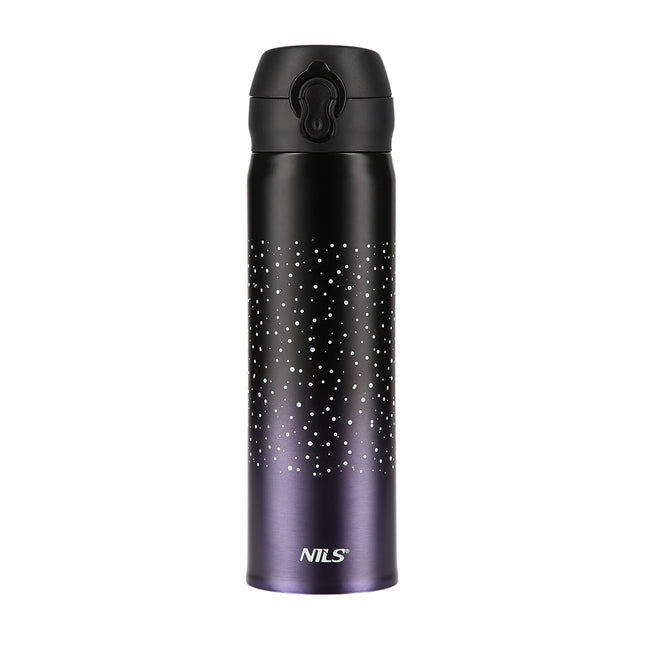 Cupa termica violet, izolata, rezistenta la scurgeri, 11 oz