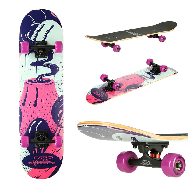 Skateboard Volcano, punte de 8 inchi, Nils Extreme