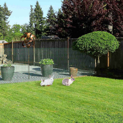 Ecran Vole Sârmă și plasă pentru volieră, flexibil, PVC, verde închis, 0,9X30 M, ecran de protecție