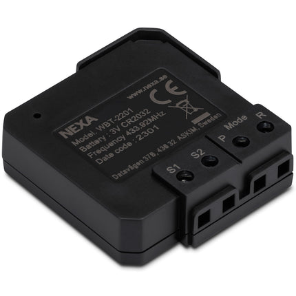 WBT-2201 Built-in transmitter battery On/Off/Dimmer 2 channels