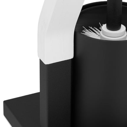 Scaun WC negru/alb
