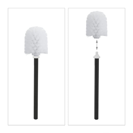 Scaun WC negru/alb