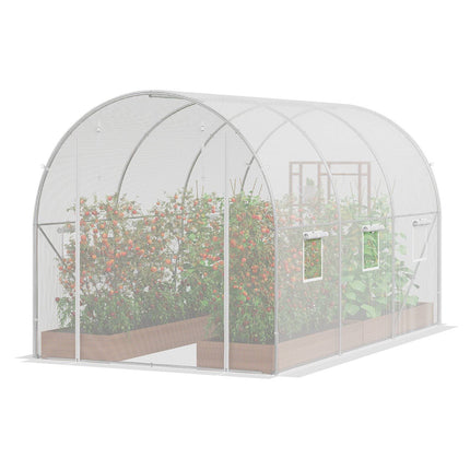 Walk-In Tunnel Greenhouse 2.9x2x1.9 m – PE Cover