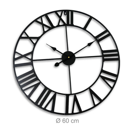 Ceas de perete, cifre romane, diametru 60 cm