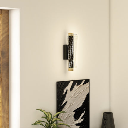 Set de lămpi de perete, design geometric, 3 culori de lumină, LED 9W