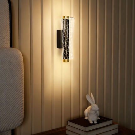 Set de lămpi de perete, design geometric, 3 culori de lumină, LED 9W