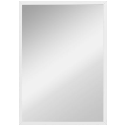 Oglindă de perete 50x70 cm, ramă MDF, montare ușoară