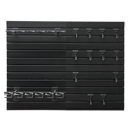 Wall-Mount Gun Rack, Steel, Holds 6 Rifles 6 Pistols