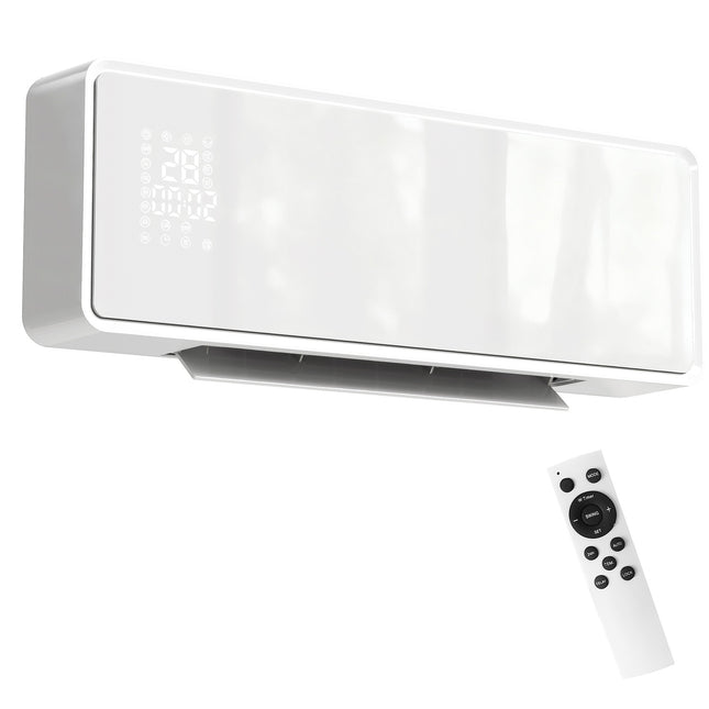 Încălzitor ceramic de 2000 W, montat pe perete, termostat, temporizator