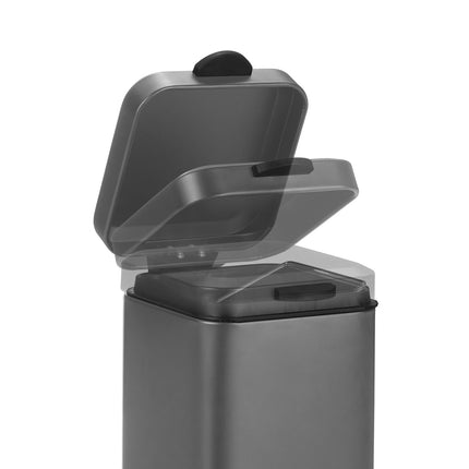 Coș de baie montat pe perete, 3L, închidere automată