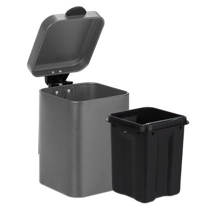 Coș de baie montat pe perete, 3L, închidere automată