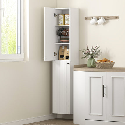 Dulap de baie montat pe perete, MDF alb, 161 cm