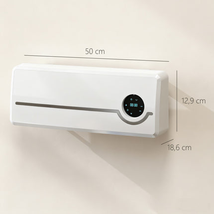 Încălzitor ceramic de perete, 2000W, telecomandă, afișaj LED