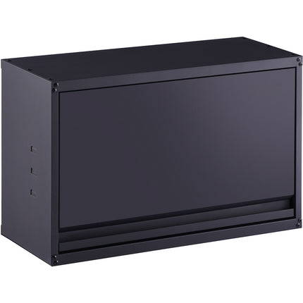 Wall-Mounted Metal Storage Cabinet, Adjustable Shelf, Lock