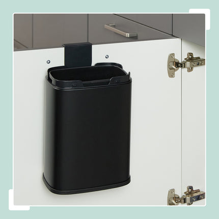 Coș de gunoi montat pe perete, 5L, capac detașabil