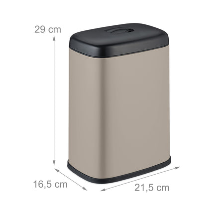 Coș de gunoi montat pe perete, 5L, capac detașabil