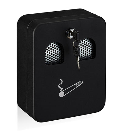 Wall ashtray for outdoor use