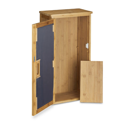 Dulap de perete pentru baie Bamboo 2 rafturi