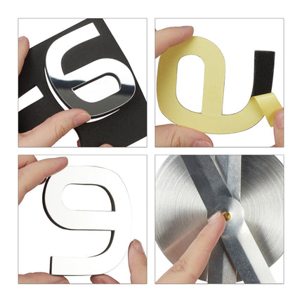 Ceas de perete DIY cu numere 3D