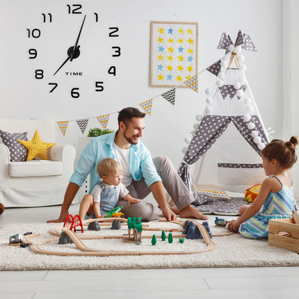 Ceas de perete DIY cu numere 3D