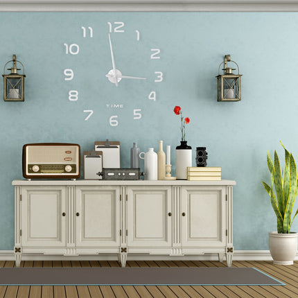 Ceas de perete DIY cu numere 3D