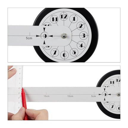 Ceas de perete DIY cu numere 3D