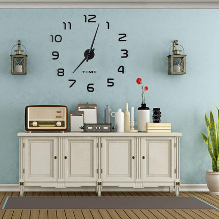 Ceas de perete DIY cu numere 3D