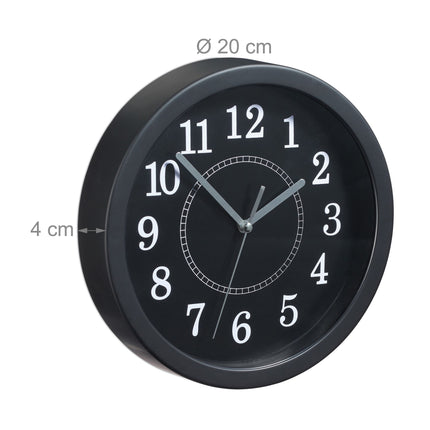 Wall clock round 20 cm