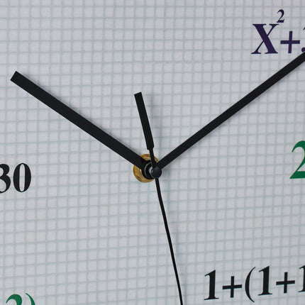 Ceas de perete cu formule matematice