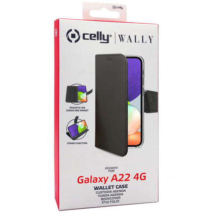 Wallet Case Galaxy A22 4G Black