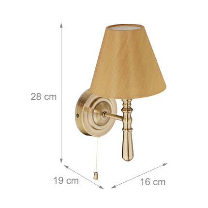 Lampa de perete cu ecran