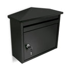 Wall-mounted mailbox black