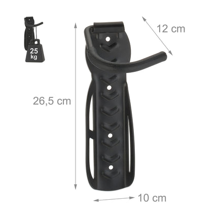 Suport de perete pentru biciclete - set de 2