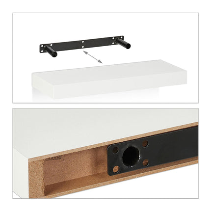 Set de 3 rafturi de perete