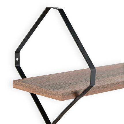 Wall shelf with 3 shelves