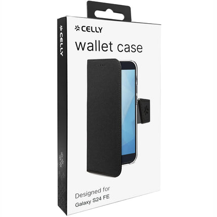 Wally Wallet Case Galaxy S24 FE Black