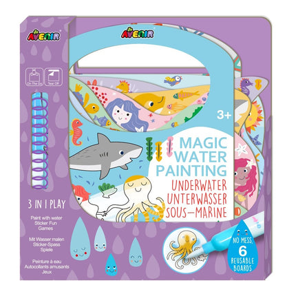 Set de pictură în apă, artă subacvatică magică pentru copii