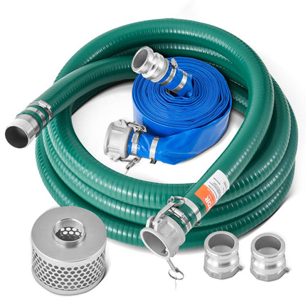 Water Pump Suction Hose Kit – 2 In, 20 Ft + 50 Ft