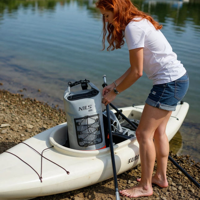 Rucsac impermeabil de 25 L, portocaliu – Ideal pentru camping
