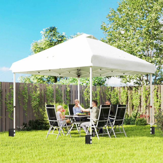 Pavilion pliabil impermeabil 3x3m, UV 50+ cu saci de nisip