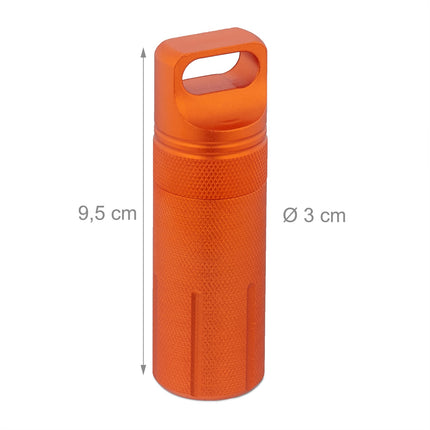 Capsule pentru breloc din aluminiu rezistent la apă, set de 3