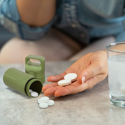 Capsule rezistente la apă pentru breloc din aluminiu - set de 3