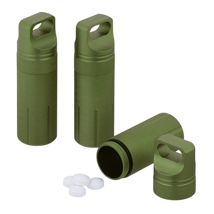 Capsule rezistente la apă pentru breloc din aluminiu - set de 3